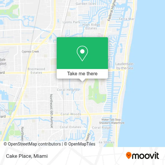 Cake Place map