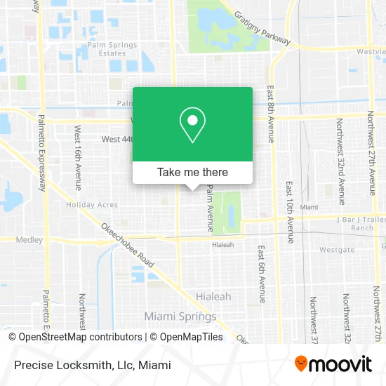 Precise Locksmith, Llc map