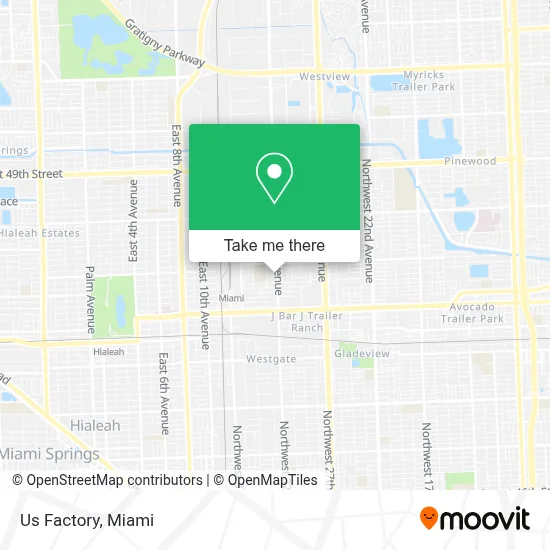 Us Factory map