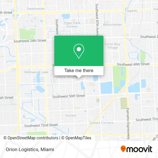 Orion Logistics map