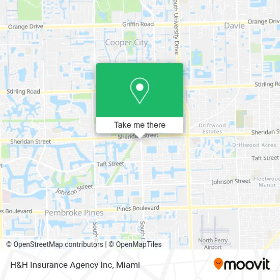 H&H Insurance Agency Inc map
