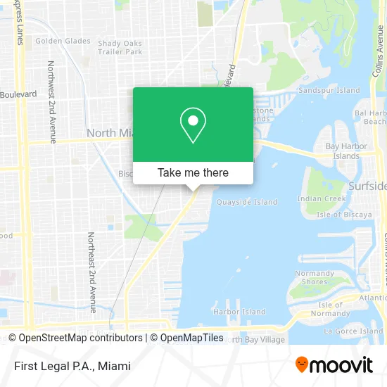 First Legal P.A. map