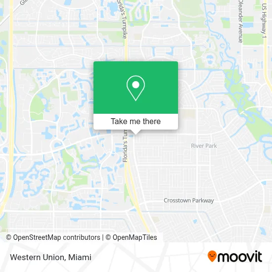 Western Union map