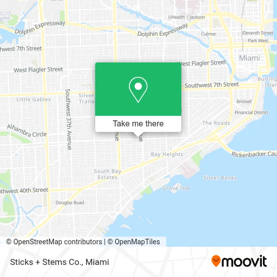 Sticks + Stems Co. map