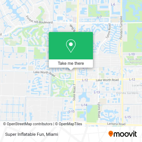 Mapa de Super Inflatable Fun