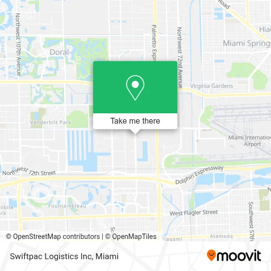 Swiftpac Logistics Inc map
