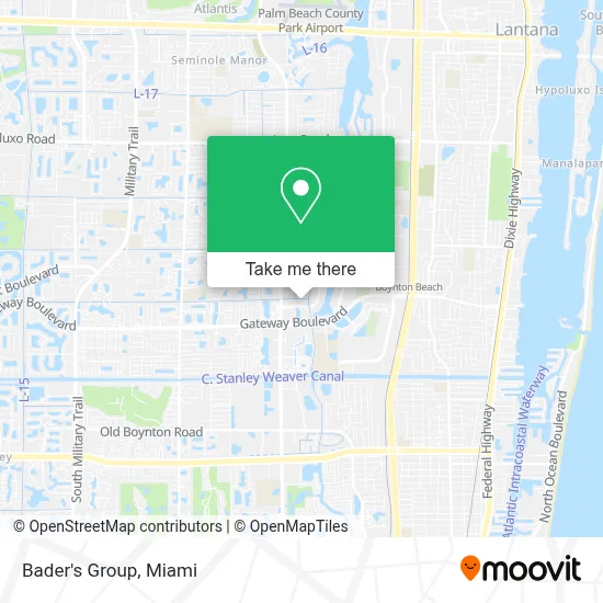 Bader's Group map