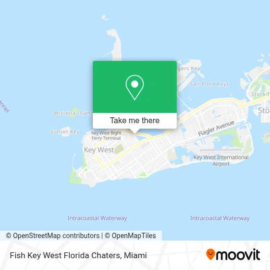 Fish Key West Florida Chaters map