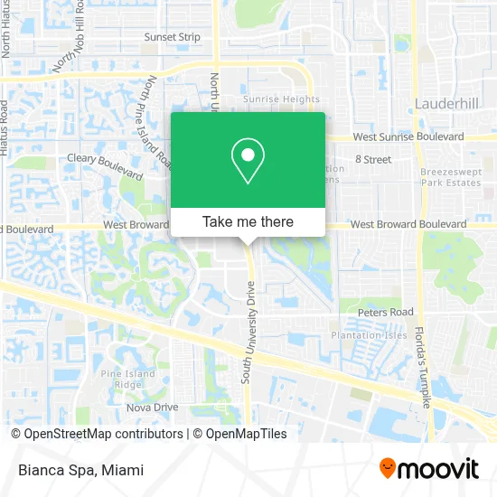 Bianca Spa map