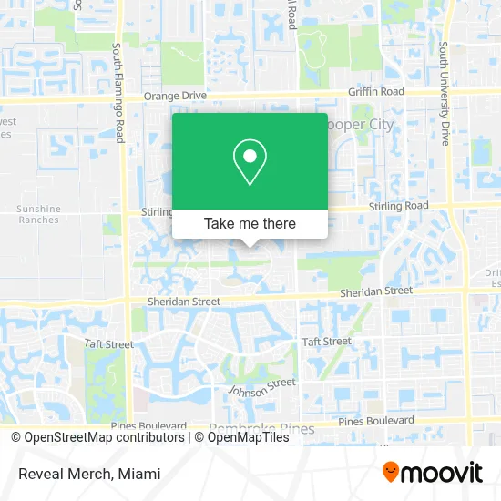 Reveal Merch map