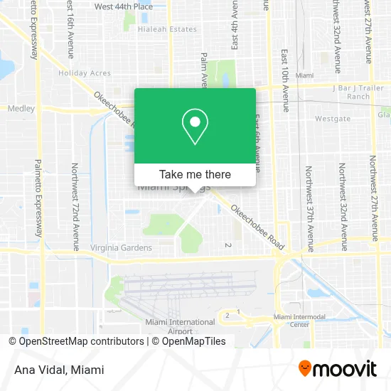Ana Vidal map