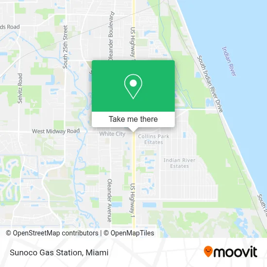 Sunoco Gas Station map
