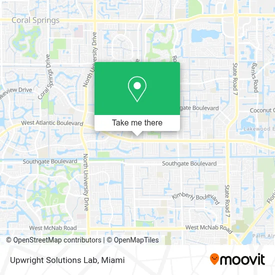Upwright Solutions Lab map