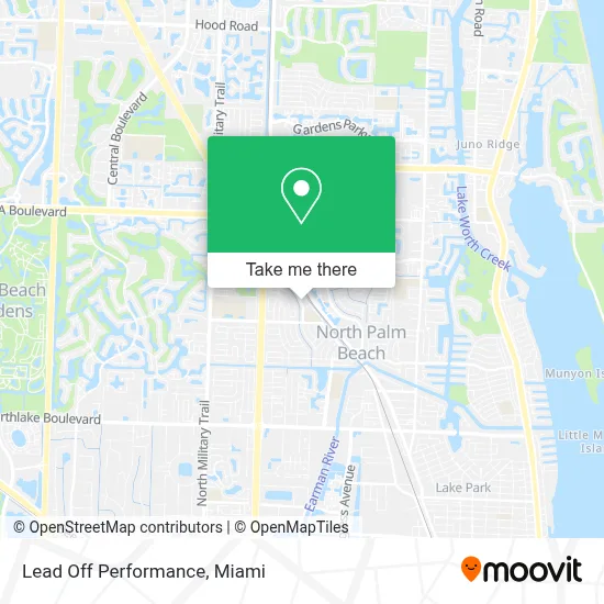Lead Off Performance map