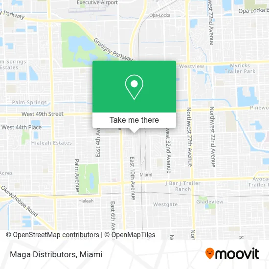 Maga Distributors map