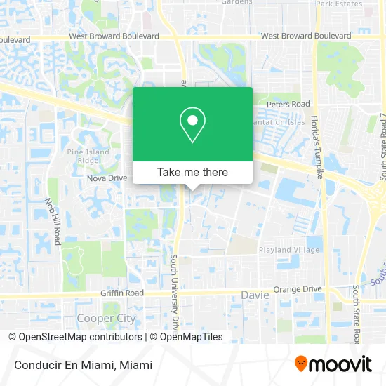 Conducir En Miami map