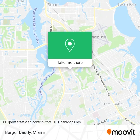 Burger Daddy map
