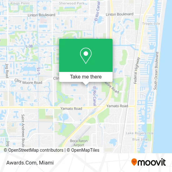 Awards.Com map