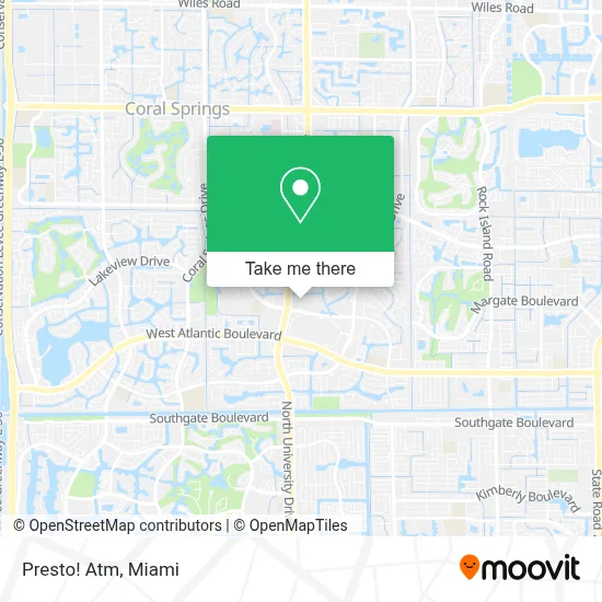 Presto! Atm map