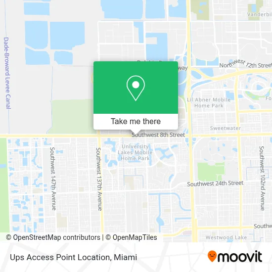 Ups Access Point Location map