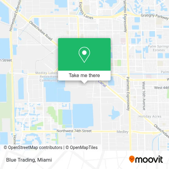 Blue Trading map