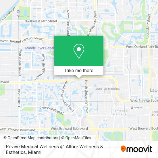Revive Medical Wellness @ Allure Wellness & Esthetics map