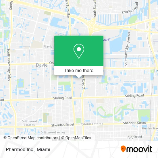 Pharmed Inc. map