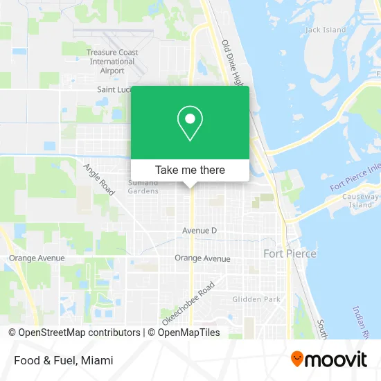 Food & Fuel map