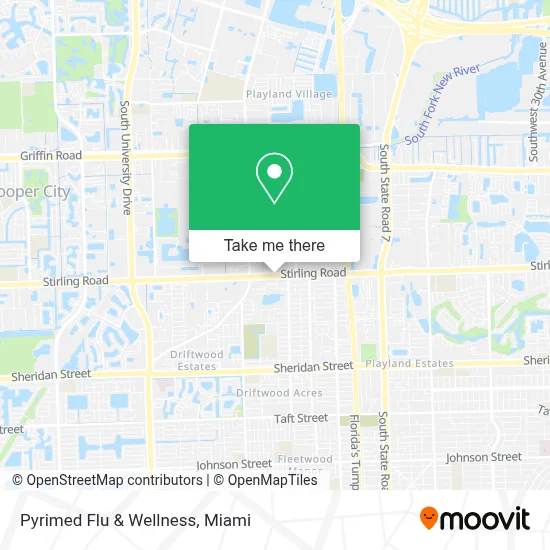 Pyrimed Flu & Wellness map