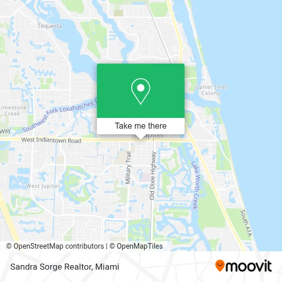 Sandra Sorge Realtor map