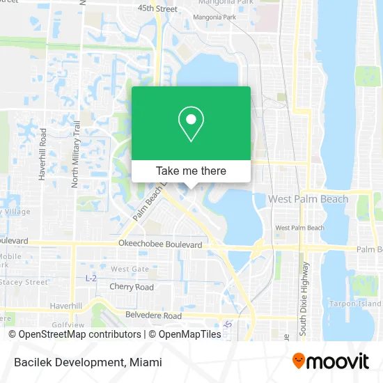 Bacilek Development map