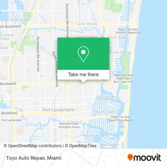 Toyo Auto Repair map