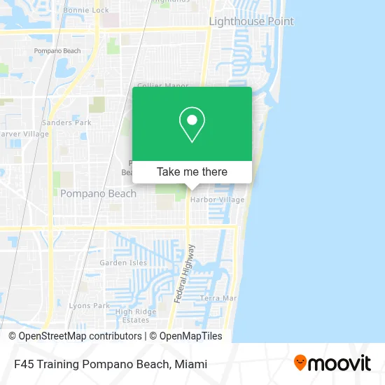 F45 Training Pompano Beach map