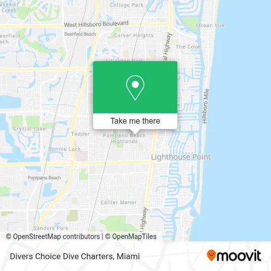 Divers Choice Dive Charters map