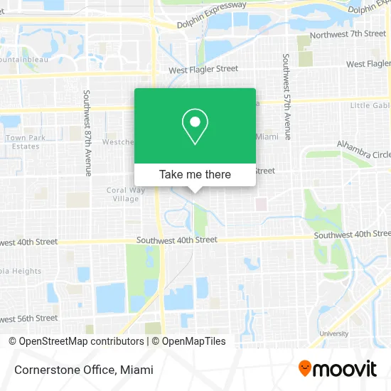 Cornerstone Office map