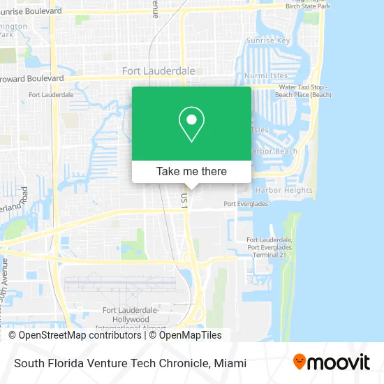 South Florida Venture Tech Chronicle map