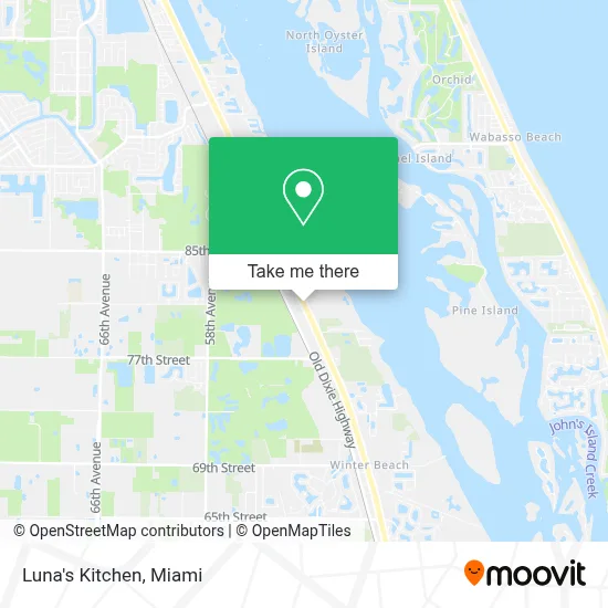Luna's Kitchen map