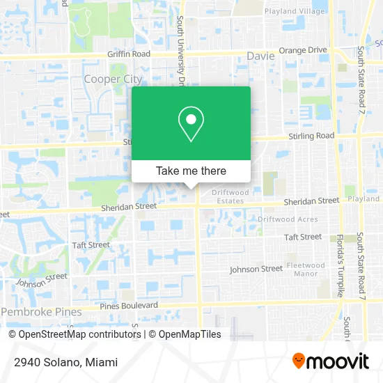 2940 Solano map
