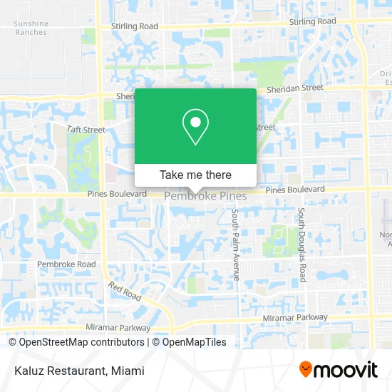 Kaluz Restaurant map
