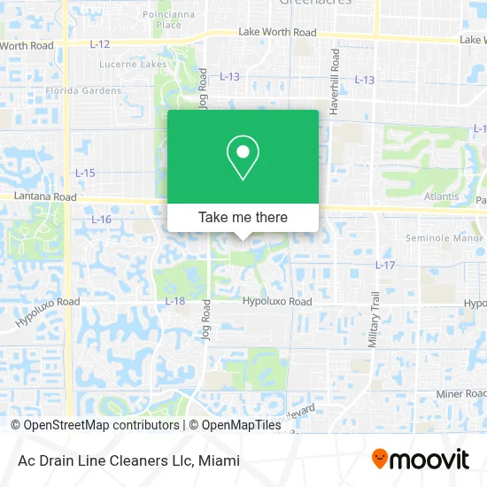 Ac Drain Line Cleaners Llc map
