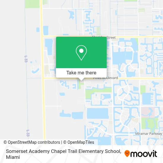 Somerset Academy Chapel Trail Elementary School map