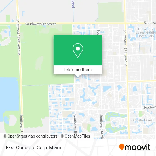 Fast Concrete Corp map
