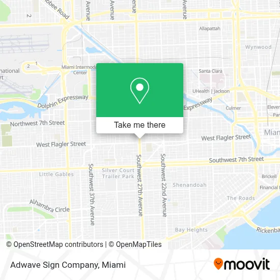 Adwave Sign Company map