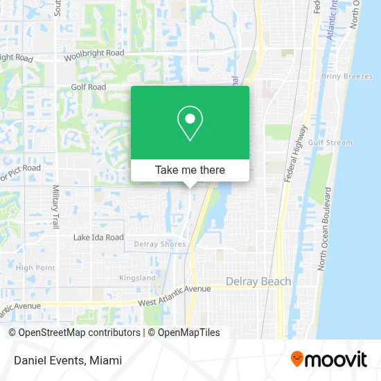 Daniel Events map