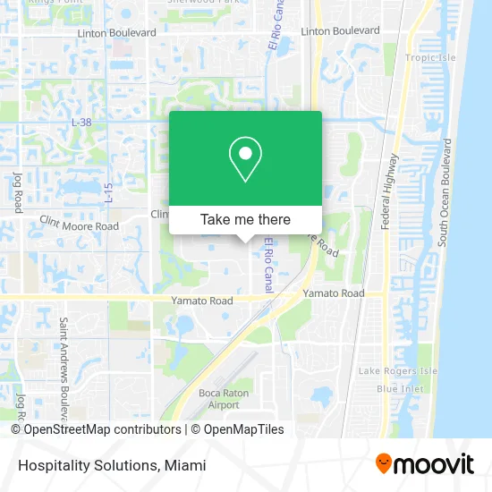 Hospitality Solutions map