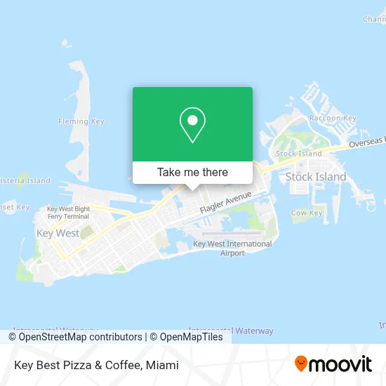 Key Best Pizza & Coffee map
