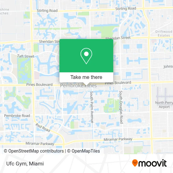 Ufc Gym map