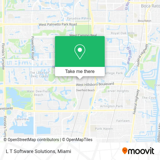 L T Software Solutions map