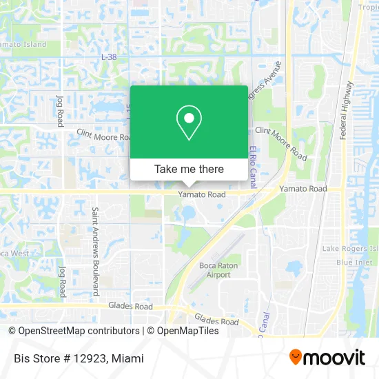 Bis Store # 12923 map