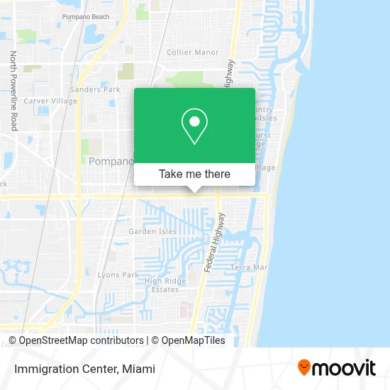 Immigration Center map